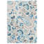 Ines Blue Hand Micro Hooked Wool Rug-41079161