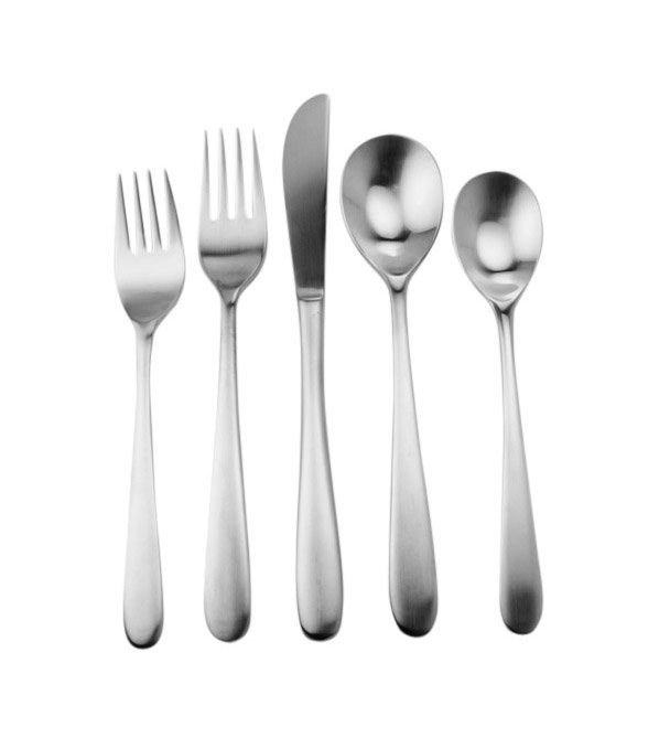 David Shaw Silverware Stainless Steel Flatware Set - Service for 4