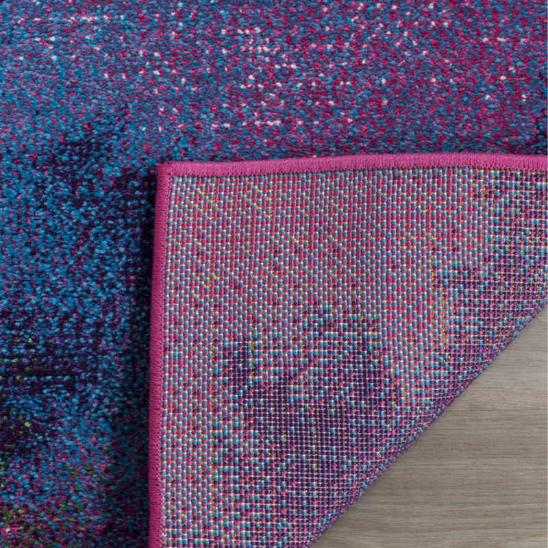 Tapis rose / mauve Clara, Rectangle 8 pi x 10 pi