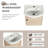 Cyndee 18.57'' Single Bathroom Vanity with Ceramic Top