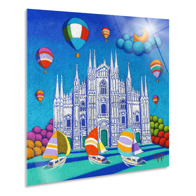 Milan, Duomo by Stefano Calisti - No Frame Painting on Plastic / Acrylic, 65cm H x 65cm W