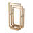 Brown Wood Sleek Modern Quilt Rack