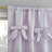 Sun Zero Emma Bow Valance Semi-Sheer Rod Pocket Curtain Panel-110875297-110875299