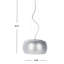 Luminaire suspendu tambour 5 lumières Rylie
