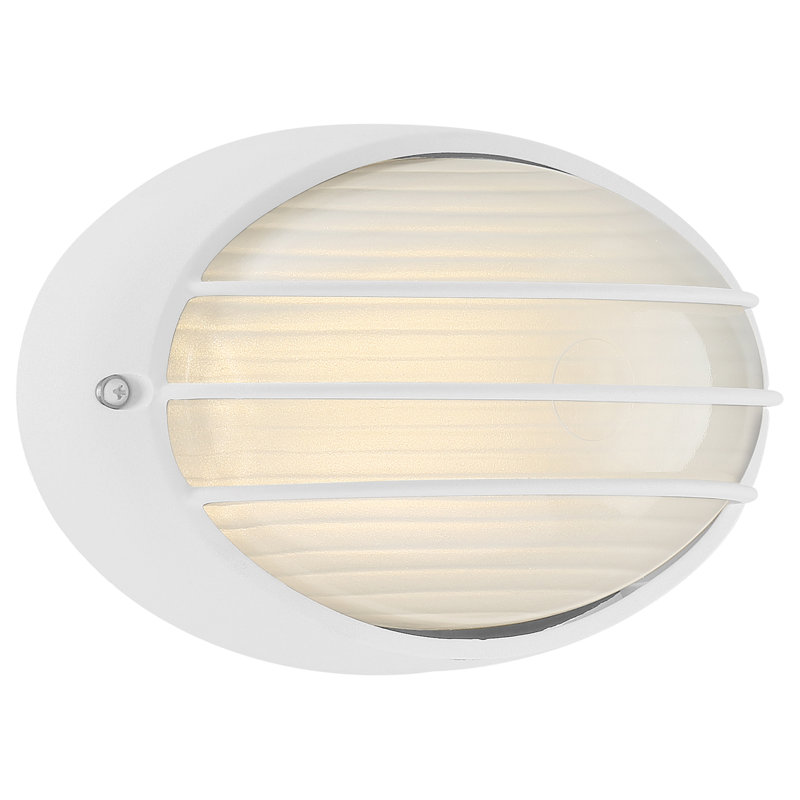 Luminaire à cloison d'extérieur à DEL Cabo Clifton, Blanc