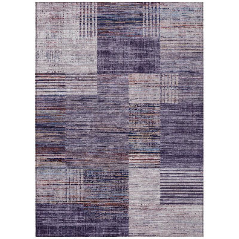 Machine Washable Indoor/Outdoor Jacinto ACN2149 Geometric Rug, Rectangle 5' x 7'6"