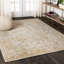 Tapis ivoire moderne délavé Eglinton Peshawar-802962524