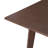 60" Rustic Farmhouse Dining Table - Solid Wood Frame, Minimalist Modern Dining Table For Kitchen, Dining Room, Living Room, Walnut-633333380