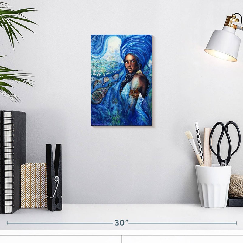 Goddess Yemoja, 12" H x 8" W