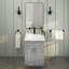 Shaker Bathroom Vanity Set 24" Sink Base with 25" Resin Sink Top Combo-98901907