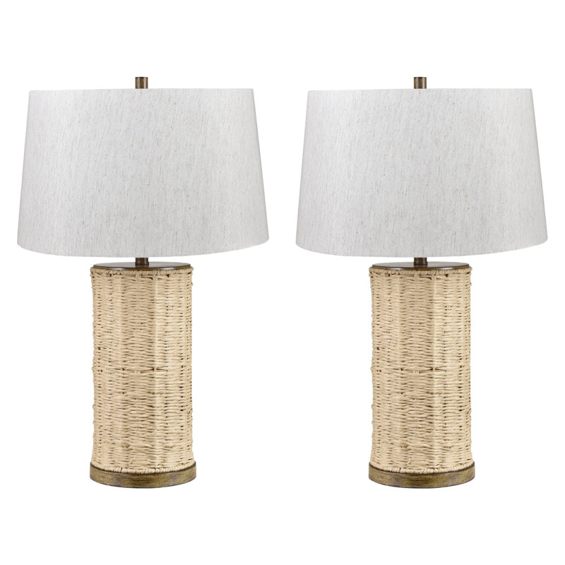 Lampe de table 29,5 "en métal avec abat-jour