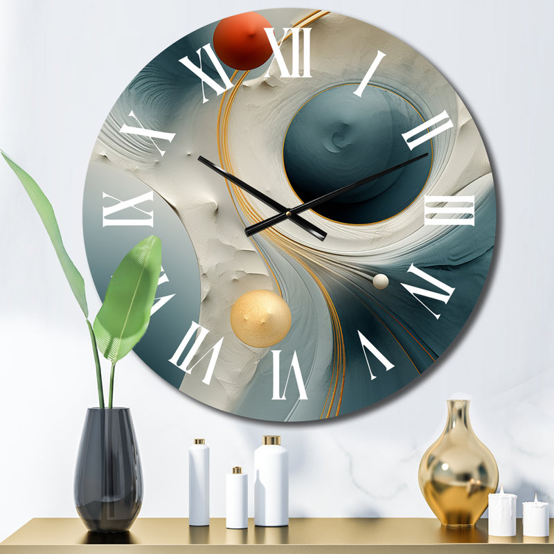 Horloge murale Spiral Miracle Of Cosmic Delight, Moyenne