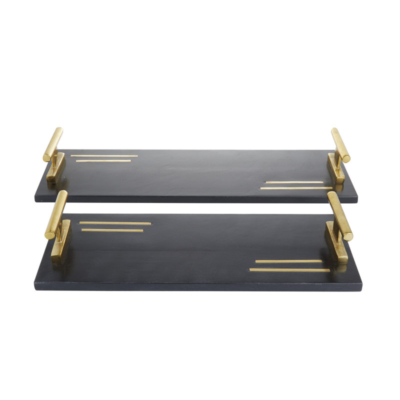 Ensemble de 2 tables basses Marble
