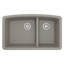 Ensemble d'évier de cuisine à double cuve 60/40 Karran Quartz 32 "X 19-1 / 2"-50597891