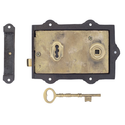 Davenport Iron Rim Lock