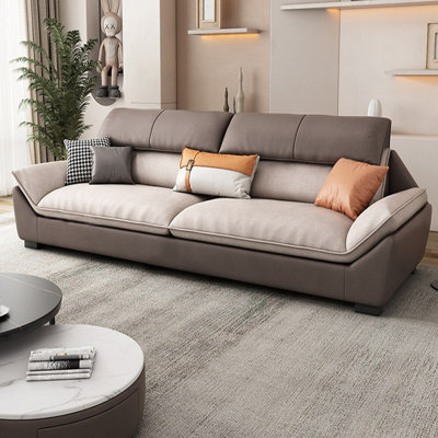 Causeuse-coussin standard en polyester kaki