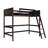 Solid Wood Twin Size Loft Bed With Ladder-372904774
