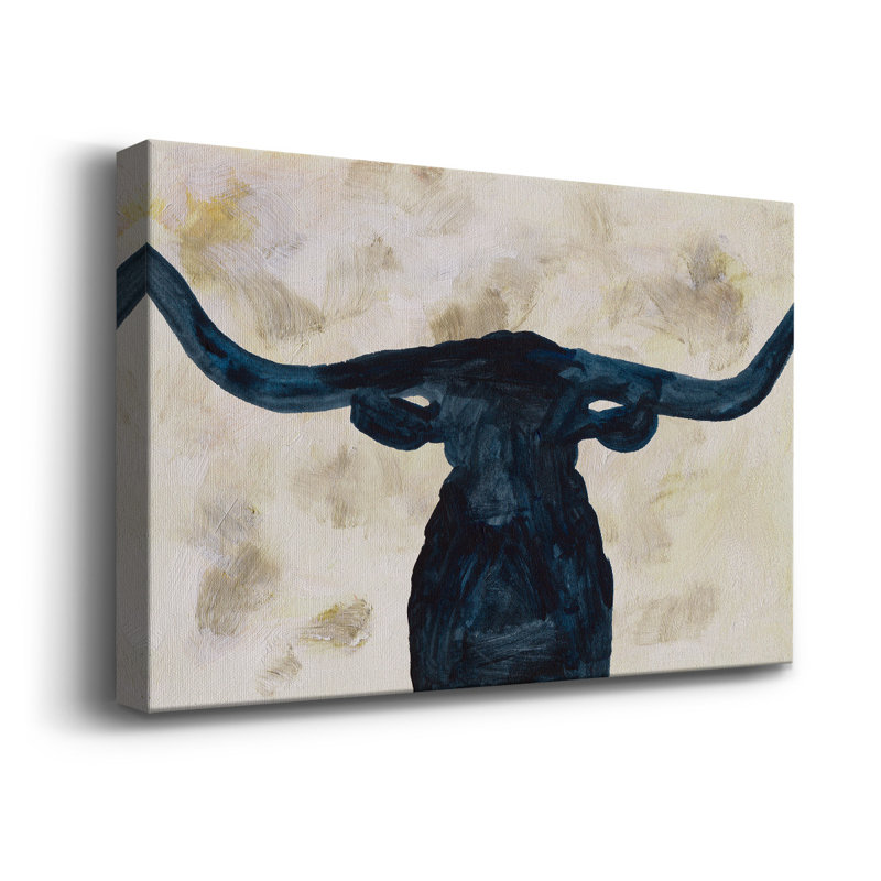 Blue Shadow I - impression sur toile tendue, H 12 po x l 18 po x P 1 po