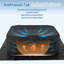 Blue Elephant 220 Volt 4 Person 130 - Jet Polyvinyl Chloride (PVC) Square Inflatable Hot Tub in Black