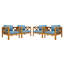 2 pièces de patio (bleu)-616936029