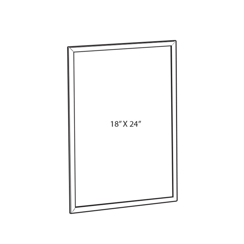 18"W x 24"H Vertical/ Horizontal Large Format Snap Frame