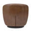 Chaise pivotante en similicuir Alfano avec base en bois Alfano-710201814