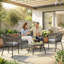 Rattan Sofa Set