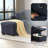 82" Velvet Sleeper Sectional Sofa with Storage Chaise, Convertible Sleeper Sofa Bed,  Pull Out Couch with USB Port, Side Pockets-1995288220