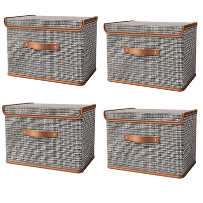 Boîte de rangement pliable 4Pcs Home