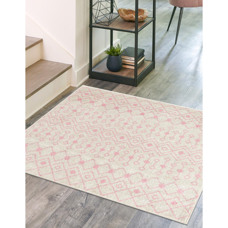 Tapis en polypropylène tissé à la machine Briehn, Carré 3 pi 3 po