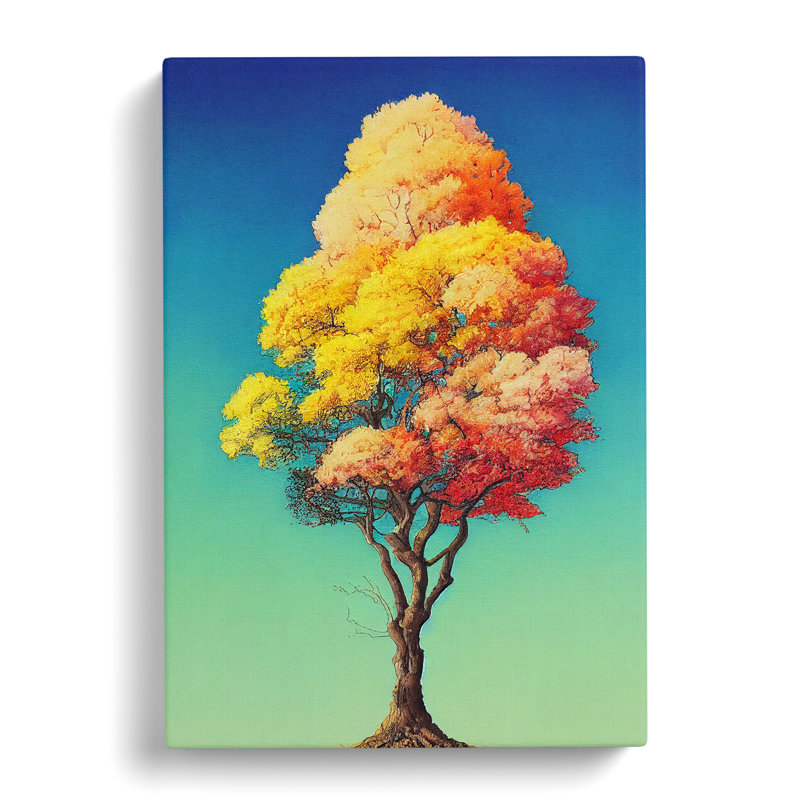 Awesome Tree No.1 - Wrapped Canvas, 50cm H x 35cm W x 3cm D