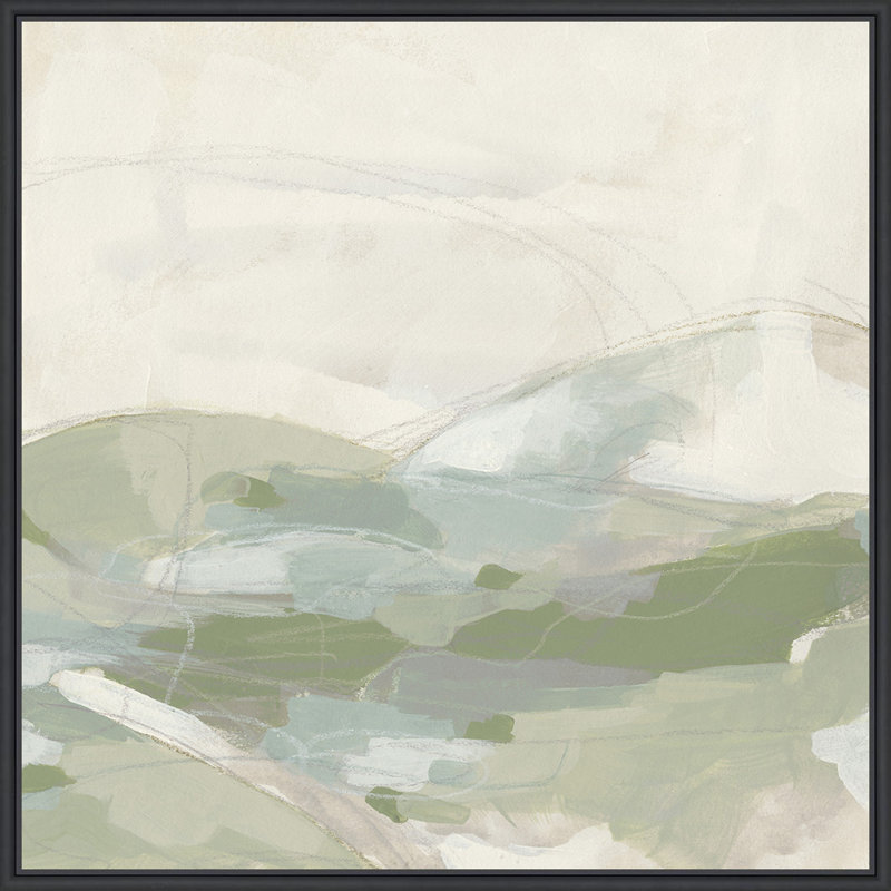 " Moss Vale I " Painting Print, Black Framed, 18" H x 18" W x 2" D