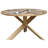 Bujor Teak Round Solid Wood Top Dining Table