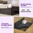 Berte Bed with Storage Headboard, Bed Frame with 4 Storage Drawers, Charging Station and RGB LED Lights-1306398870-1339152404