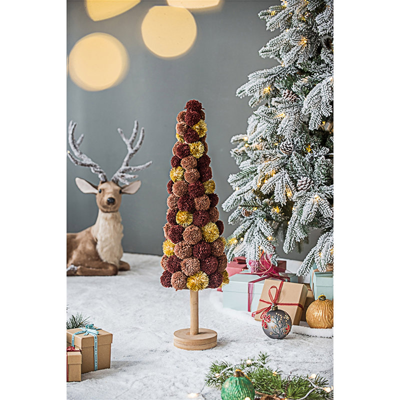 Décoration de table de Noël grand arbre, H 2,6 pi