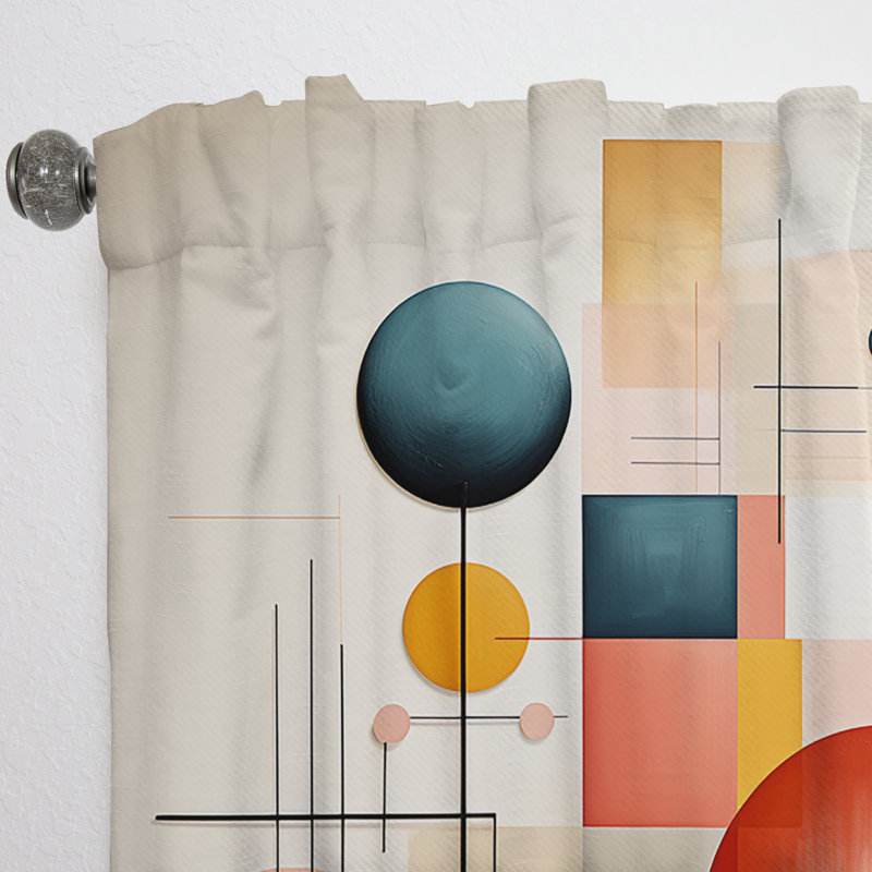 Rideau obscurcissant Balabak - Modern Shapes, L 52 po x L 95 po