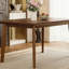 Table de salle à manger en noyer massif et rustique en bois massif - moderne minimaliste pour la cuisine, la salle à manger et le salon