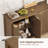 55'' Wide Sideboard Buffet with Solid Wood Legs-1281331244