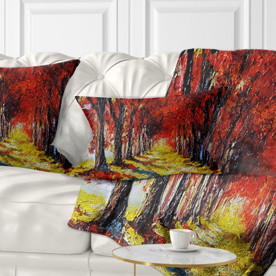 Landscape Reversible Throw Pillow