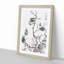 Bird And A Frog by Kawanabe Kyosai - Single Picture Frame Painting-55466192-55466193