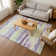 Premium Machine Washable Slesnick AMF1665 Stripes Rug