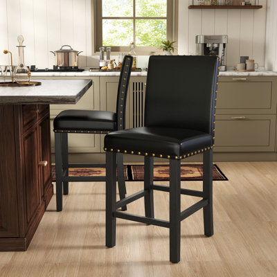 Hort Solid Wood 25" Counter Stool