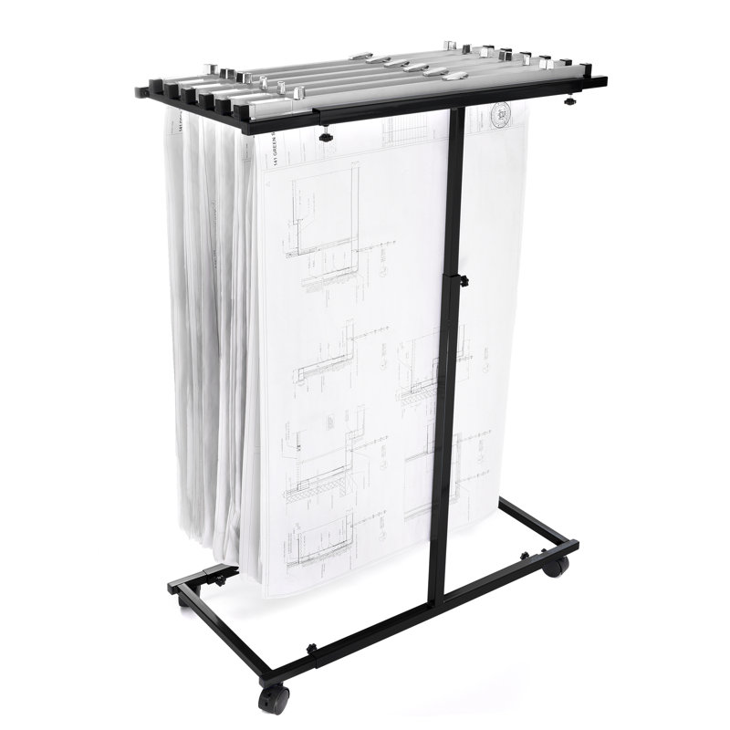 Plan de travail vertical en acier, Black