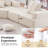 Special-shaped Frame for Oversized Modular U Shaped Sectional Sofa,Luxury Boucle Floor Couch,Convertible Compressed Couch,Spacious Foam-Filled Sofa for Living Room-1188112152
