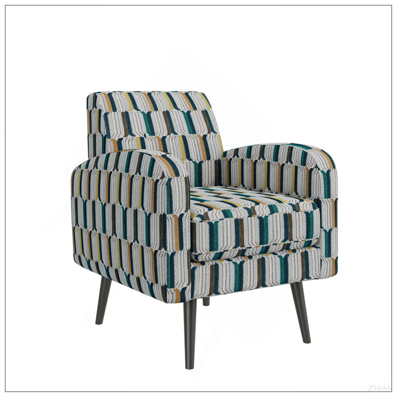 Chaise avec accoudoirs Darien, Green