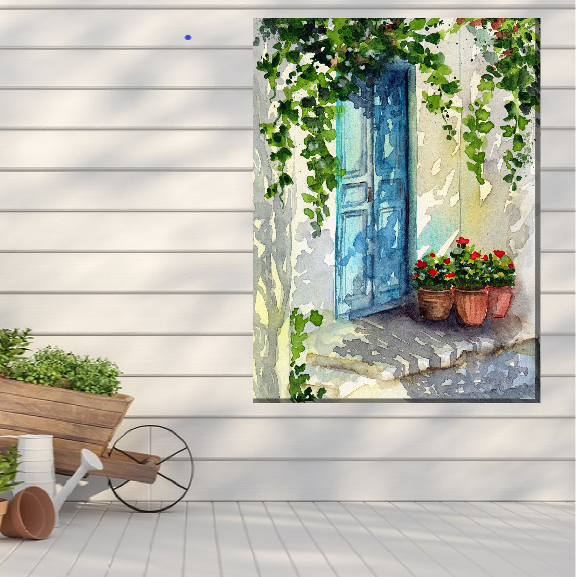 Red Barrel Studio Dayman Late Day Shadows Outdoor Wall Canvas Art | Wayfair