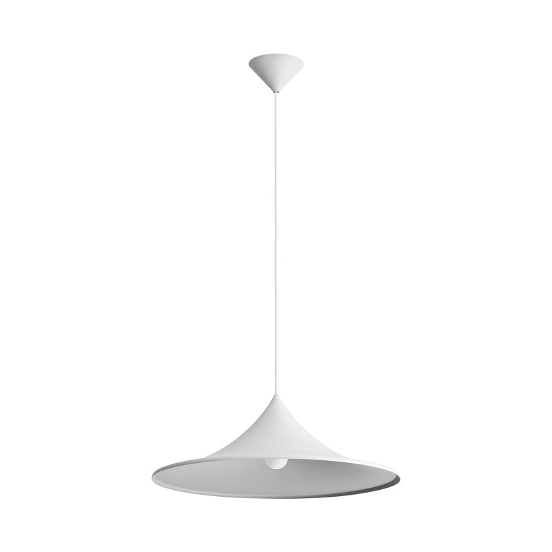 Notthingham 1 Light Pendant in Sand, White