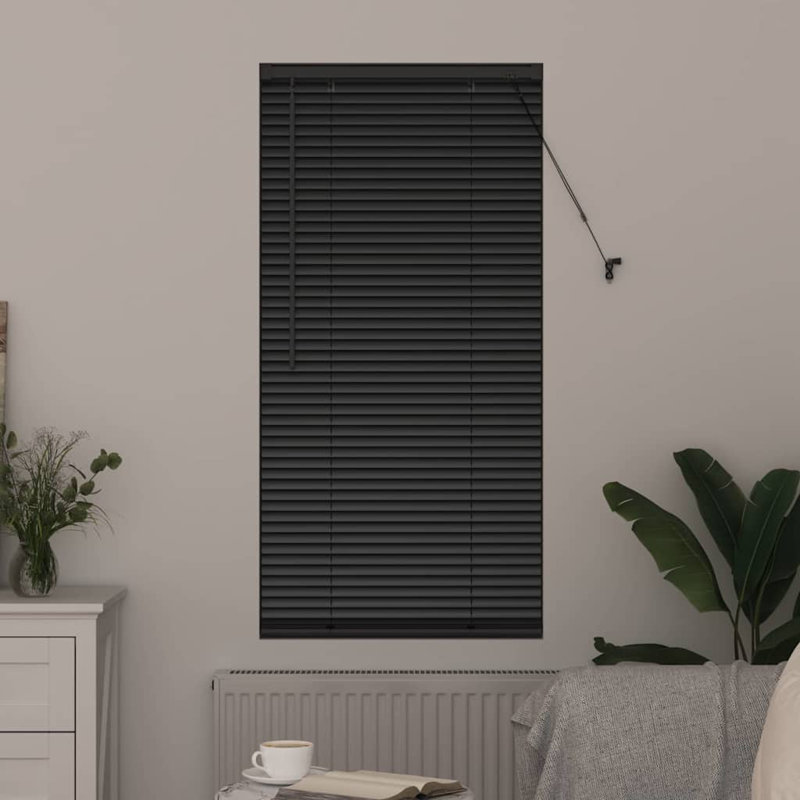 Venetian Blind, 175cm L x 55cm W, Black