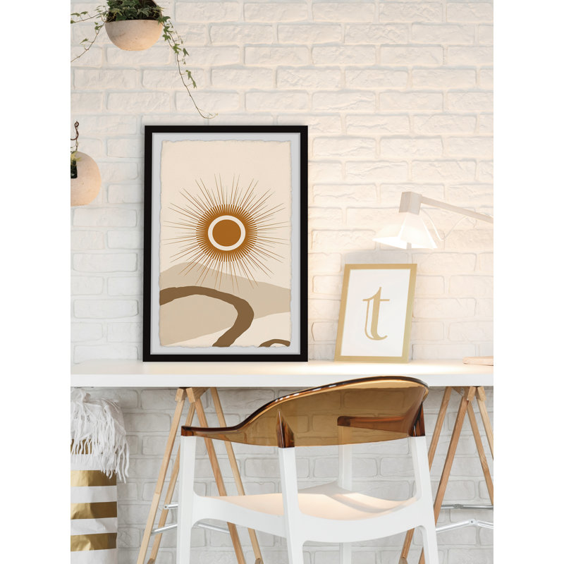 Arching Channel - Single Picture Frame Painting, 30cm H x 20cm W x 3.81cm D