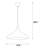 Elegant Glam Scandinavian Chandelier, Silver Finish, 13.8 x 13.8 inches | Height: 45.7 inches, Cable Length: 35.4 inches | Metal Body, E27 Socket (Max 40W), IP20 Rated | Perfect for Modern Living Room & Dining Area-1226266221